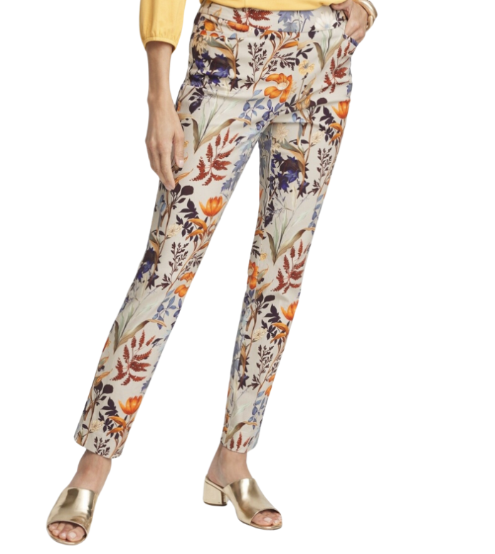 Brigitte Autumn Print Ankle Pant